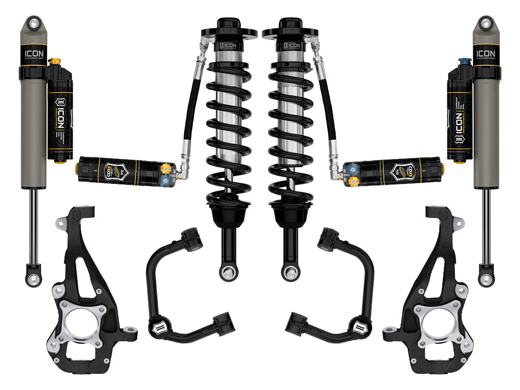 2021-2024 Ford F-150 4WD 3.5-4.5 Inch Lift Suspension System Tubular Icon Vehicle Dynamics Icon Vehicle Dynamics