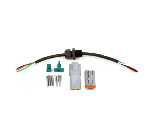 Suncoast Kit w/ 4 Wire & External DTM Socket & Plug - For OEM Style Kick Down Hole Pass Through