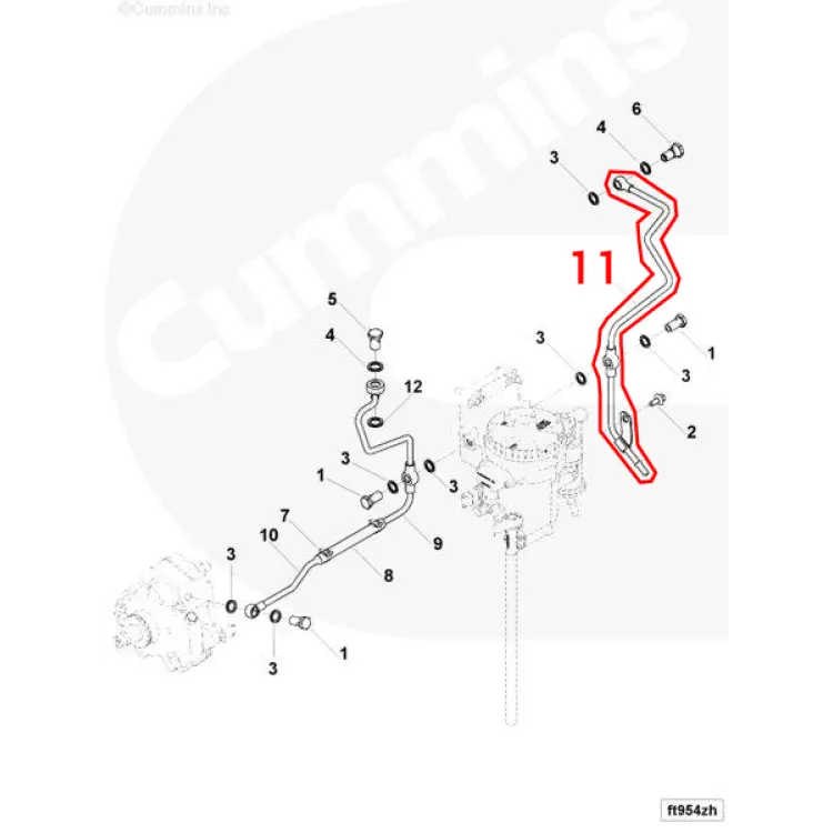 03-07 Dodge 5.9L Cummins Injector Fuel Return Line - TAMELESS PERFORMANCE