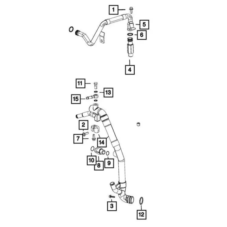 13-24 Ram 6.7L Cummins Mopar Lower Coolant Outlet Tube O-Ring - TAMELESS PERFORMANCE