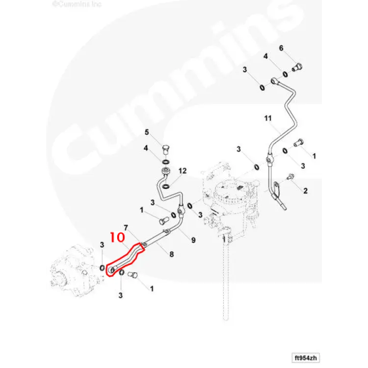Mopar 03-07 5.9L Cummins CP3 Fuel Return Line - TAMELESS PERFORMANCE