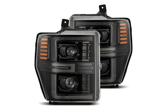 Morimoto Ford Super Duty (08-10): AlphaRex Luxx Headlights LED Projector Headlights