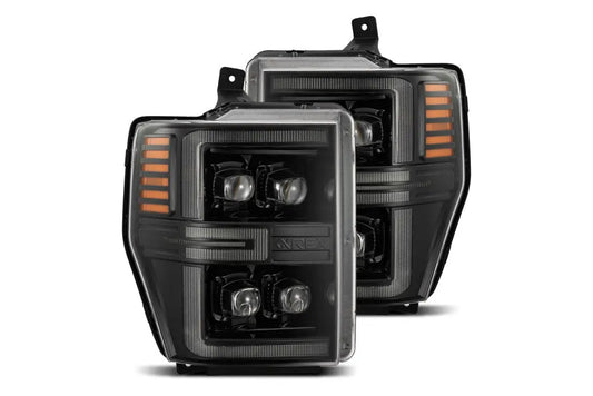 Morimoto Ford Super Duty (08-10): AlphaRex Nova Headlights LED Projector Headlights