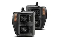 Morimoto Ford Super Duty (08-10): AlphaRex Pro Headlights Halogen Projector Headlights