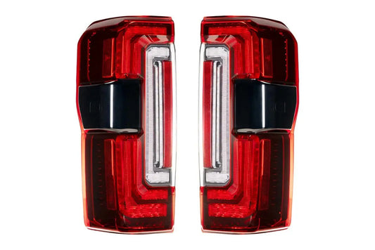 Morimoto XB LED Tail Lights – Red Lens for 2023+ Ford Super Duty