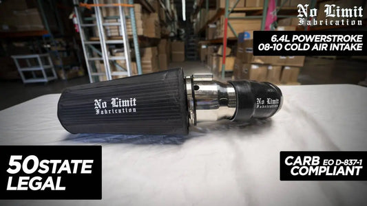 No Limit Fabrication 6.4 Powerstroke Cold Air Intake for 2008-2010 Ford Super Duty