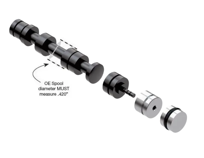 Oversized Solenoid Switch Valve & Plug Kit