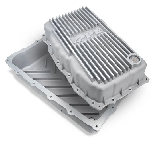 PPE 128051100 Heavy-Duty Deep Cast Aluminum Transmission Pan for 2019-2024 GM Trucks with 10L80 Transmission