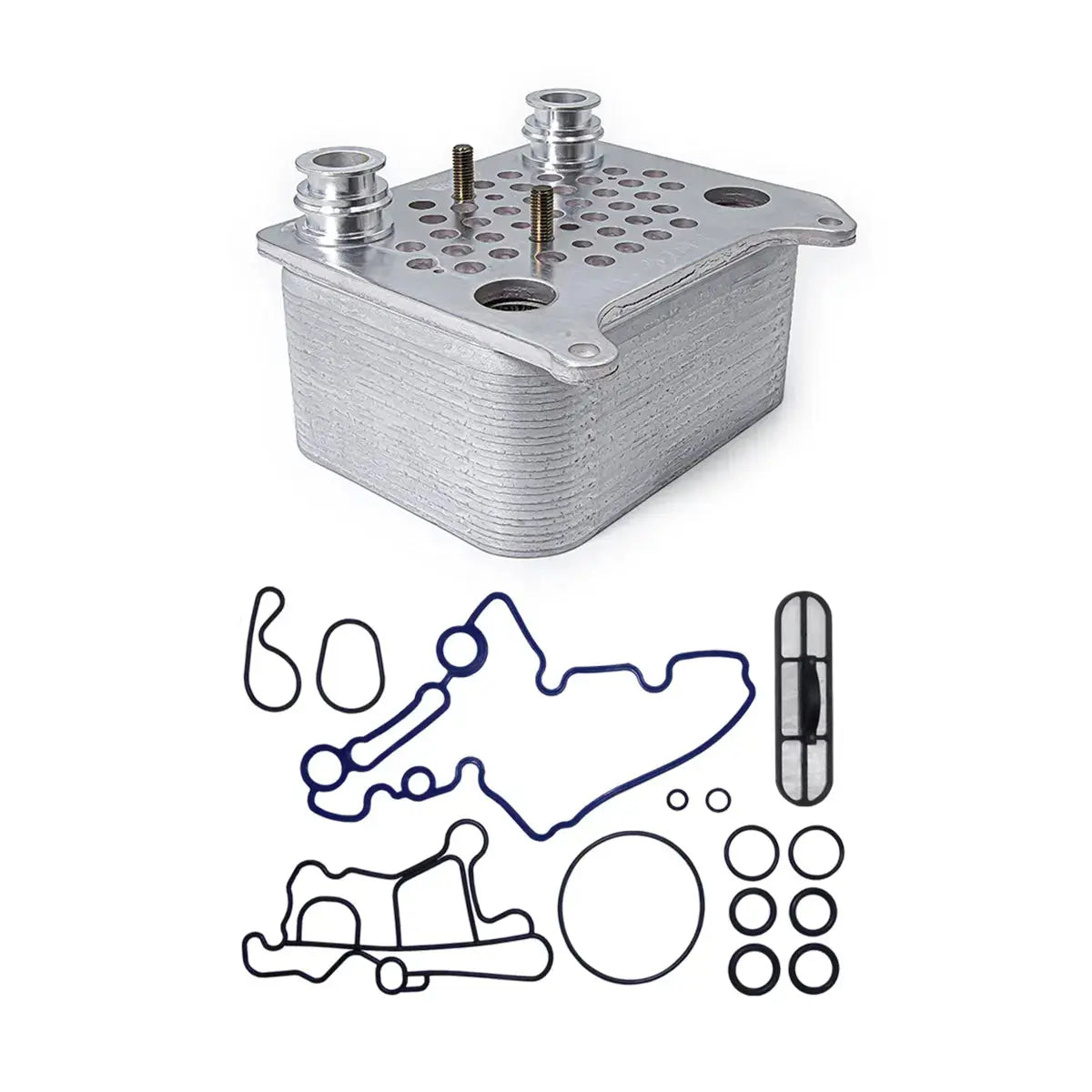 PPE 2003-2007 Ford 6.0L PPE Heavy-duty Replacement Oil Cooler With Gasket Kit PPE