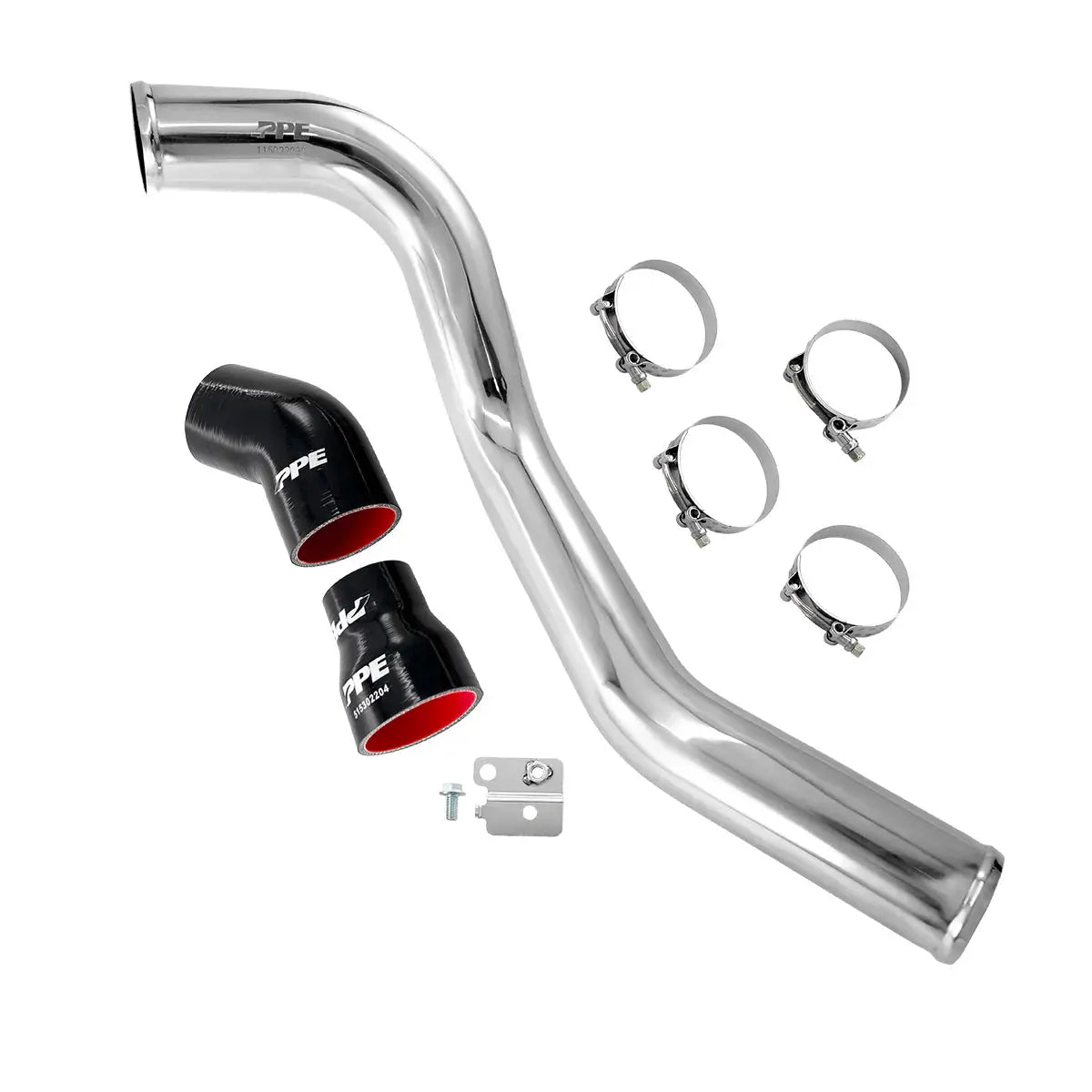 PPE 2004-2010 GM 6.6L Duramax Hot Side Intercooler Charge Pipe - 3.0” Stainless Steel PPE