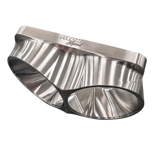 Parker Speed Dual 3" Canted T6 Open Canted Turbo Flange