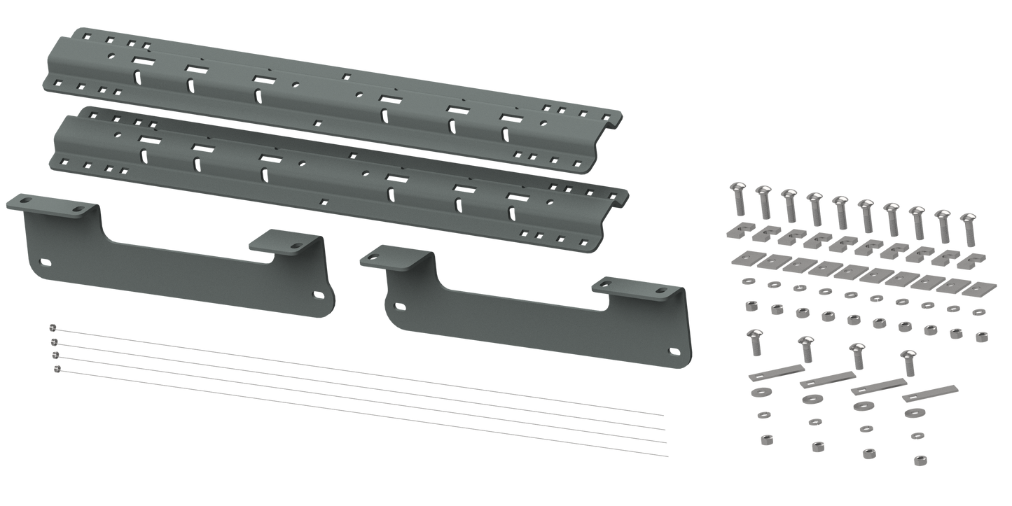 B&W Trailer Hitches RVK2404 Custom Installation Kit For Universal Mounting Rails For Some Ford Trucks - primary image