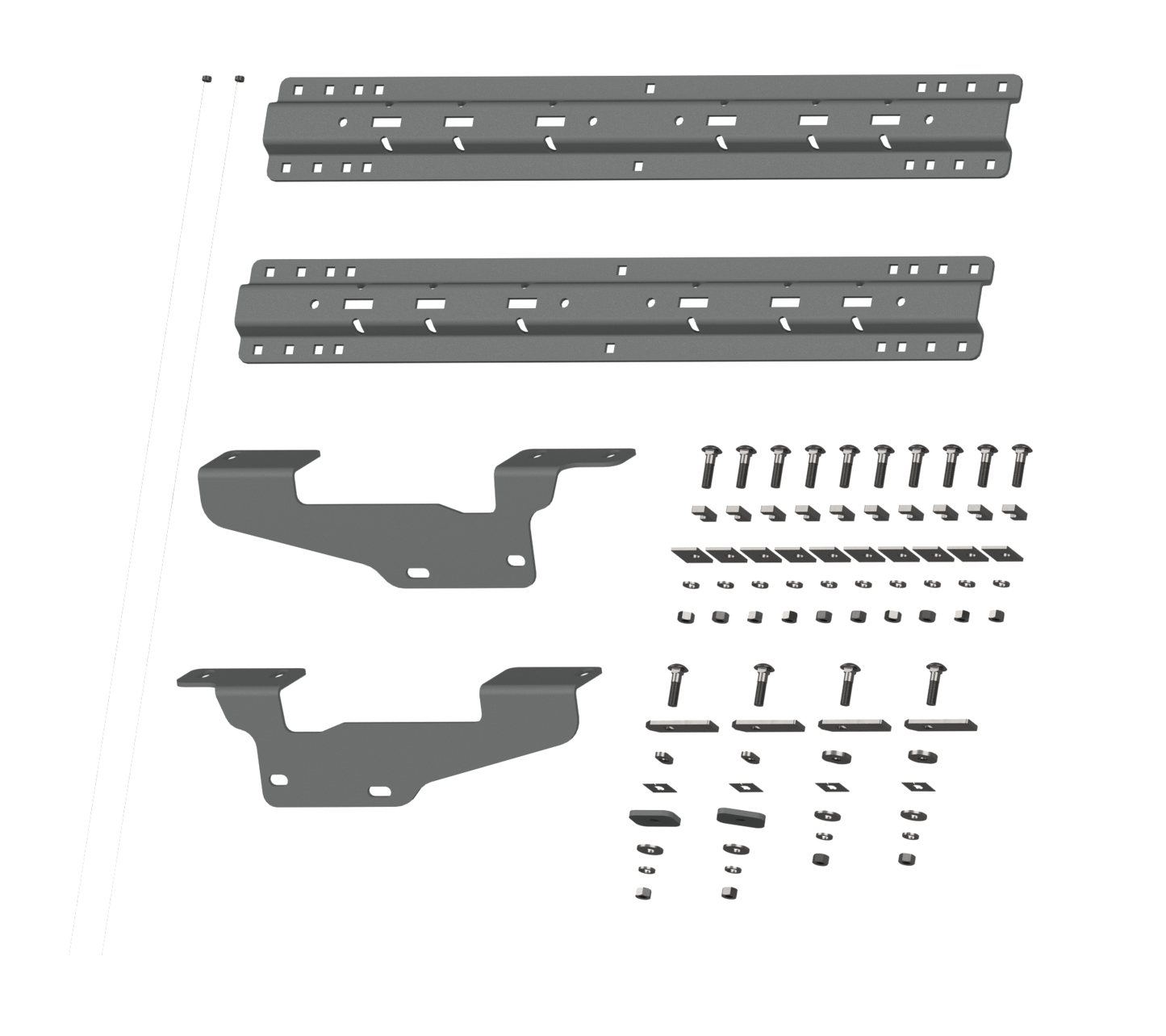 B&W Trailer Hitches RVK2405 Custom Installation Kit For Universal Mounting Rails For Some Ford Trucks - primary image