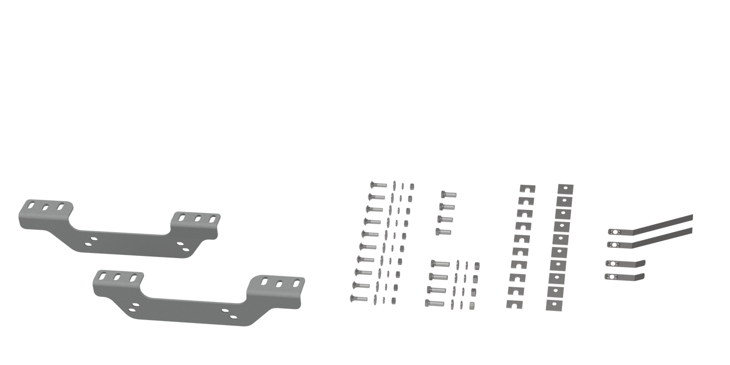 B&W Trailer Hitches RVR2506 Custom Installation Brackets For Universal Mounting Rails For Some GM Trucks - primary image