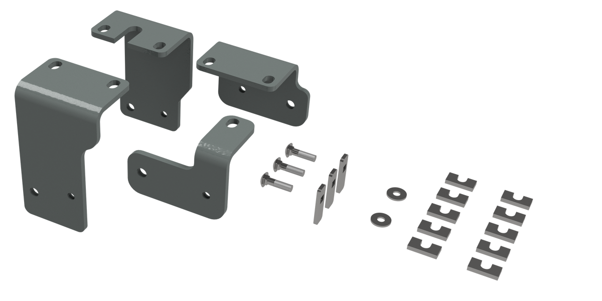 B&W Trailer Hitches RVR3203 Custom Installation Kit For Universal Mounting Rails For Some Nissan Trucks - primary image