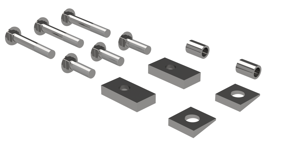B&W Trailer Hitches RVR3204 Custom Installation Kit For Universal Mounting Rails For Some Toyota Trucks - primary image