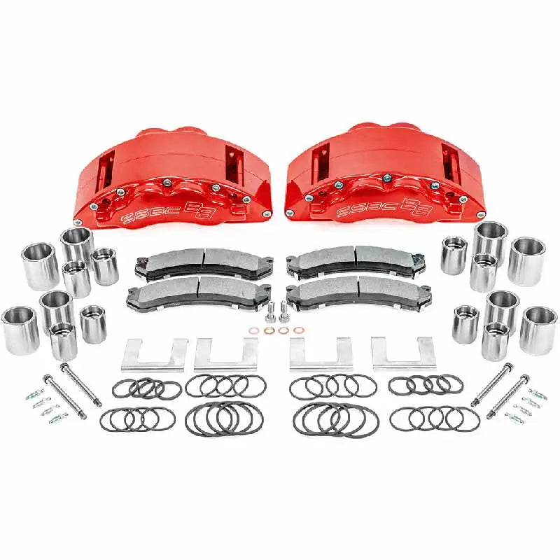 SSBC A404-21-DS B8-Barbarian 8-Piston Rear Brake Caliper & Rotor Kit Powerstroke 2013-2022 SSBC