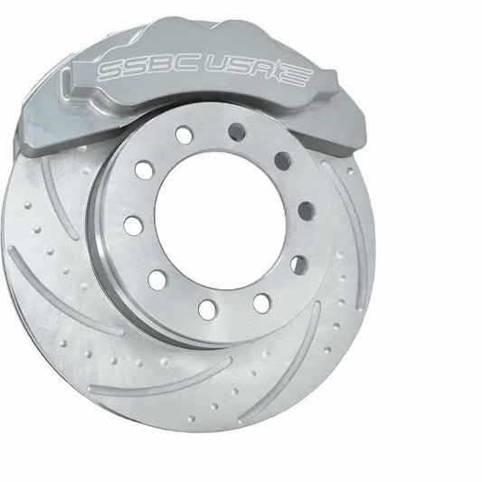 SSBC A424-20-DS B8 Beast 8-Piston Front Brake Caliper & Rotor Kit F450 Powerstroke 2017-2022