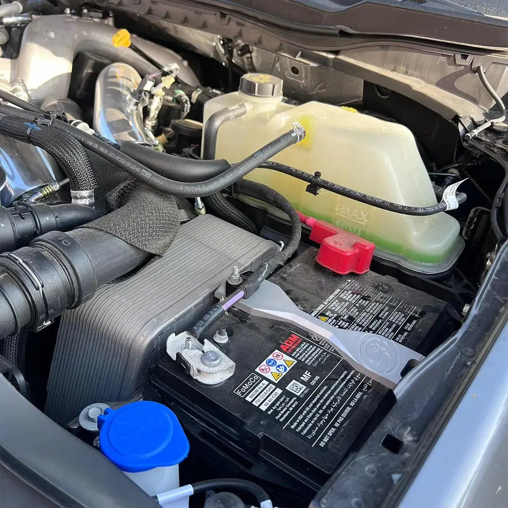 S&B Billet Battery Hold-Down Brackets S&B Filters