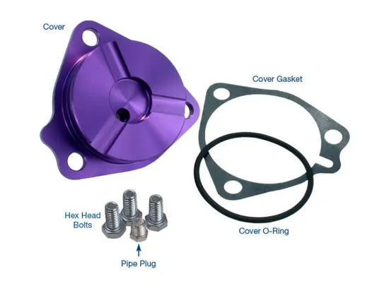 Suncoast Servo Cover Kit - Purple Anodized