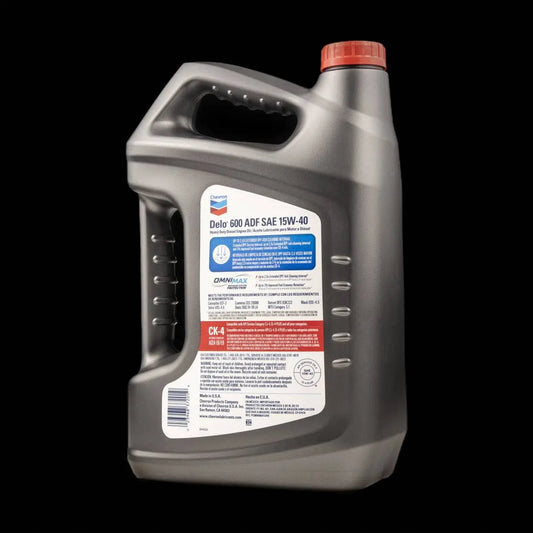 Suncoast Chevron Delo 600 ADF 15w40 Heavy Duty Diesel Motor Oil (CASE OF THREE)