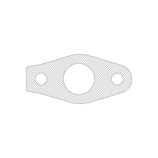 Turbocharger Oil Drain Line Gasket - Round Upper Between Turbo & Pipe (GM 97227012)