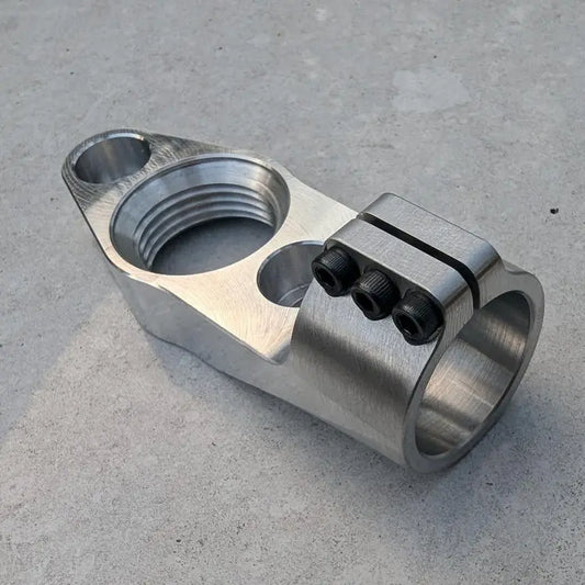 Ultra-Light Clamp-On Large Frame Turbo Oil Drain Mount
