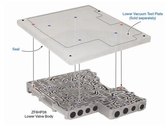 Suncoast Vacuum Test Plate Kit Seal - Lower