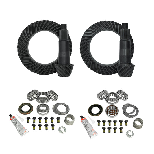 Re-Gear And Install Kit Dana 44 Front & Rear Jeep Jl/Jt Rubicon 4.11 JL & Jt Rubicon D44 (M220) Rear/ D44 (M210) Front 4.11 Ratio Complete Gear/Kit Package Yukon Gear