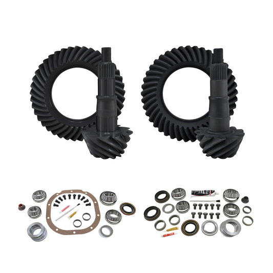 Re-Gear & Installation Kit Ford 8.8 Inch Various F150 5.13 Ratio Fr&Rr 09-'14 Ford F150 W/8.8 Rear (3.544 Inch Bearing Od) 5.13 Complete Gear Package F/R R&Ps & Master Kits Yukon Gear