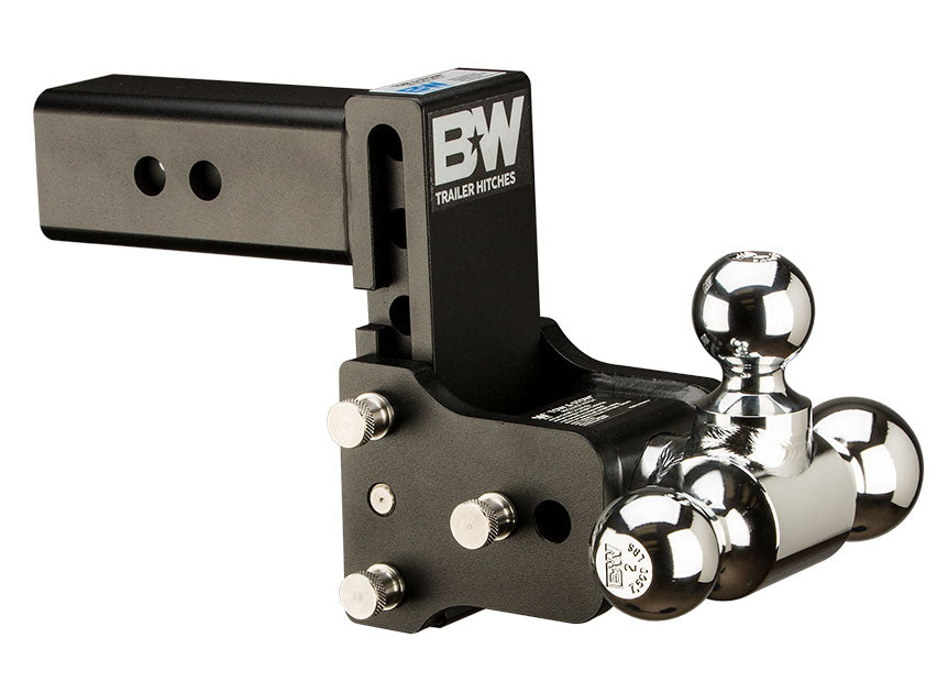 B&W Trailer Hitches TS20048B 2.5" Model 8 Blk T&S Tri Ball - primary image