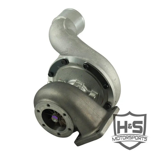 H&S Motorsports Billet 64mm Turbo - 90° Compressor Outlet (Made to Order)