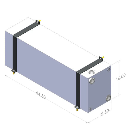 S&B Filters 10-3004 22 Gallon Wheel Well Water Tank (Passenger Side) SBT-10-3004