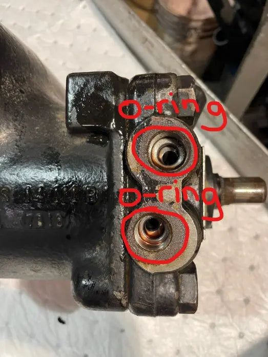 ZF-8014-O-O: 2005-2016 Ford F-350 to F-550 Pickup Trucks and 2002-2003 Ford E-550 Vans Steering Gear view 2