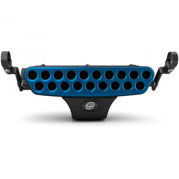 Stainless Steel Blue Faceplate for Particle Separator S and B view 1