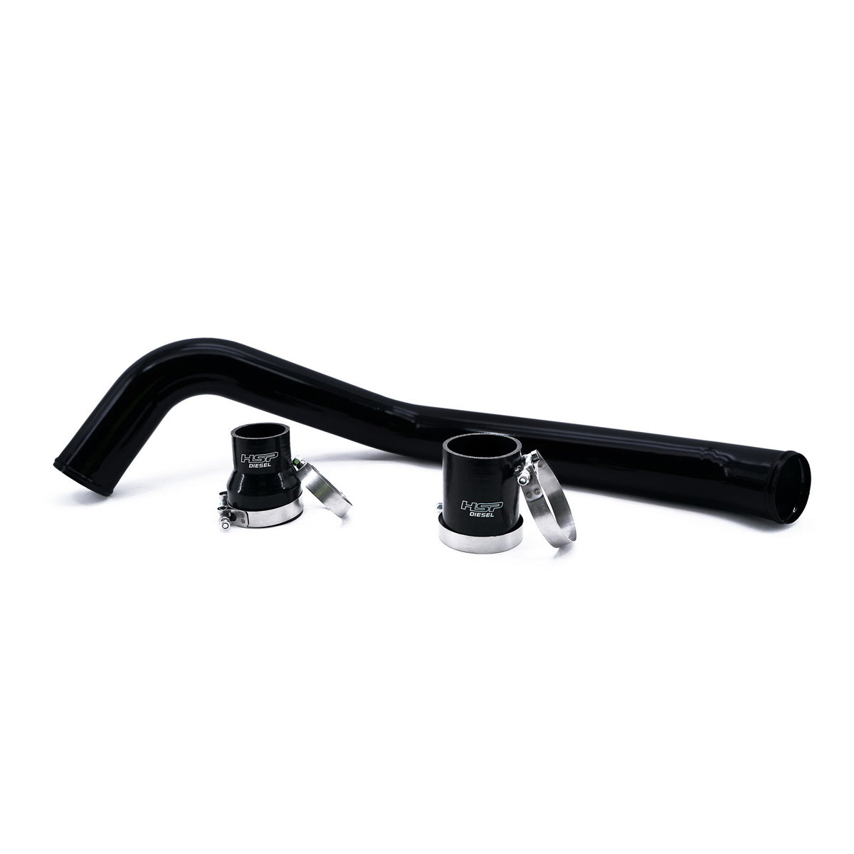 2004.5-2010 Chevrolet / GMC Hot Side Intercooler Tube Silk Satin Black HSP Diesel