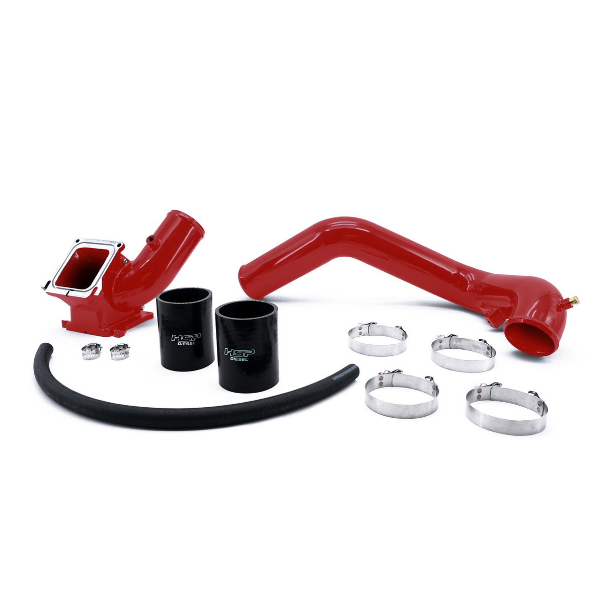 2006-2010 Chevrolet / GMC Max Flow Bridge and Cold Side Tube Behind Alt Flag Red HSP Diesel