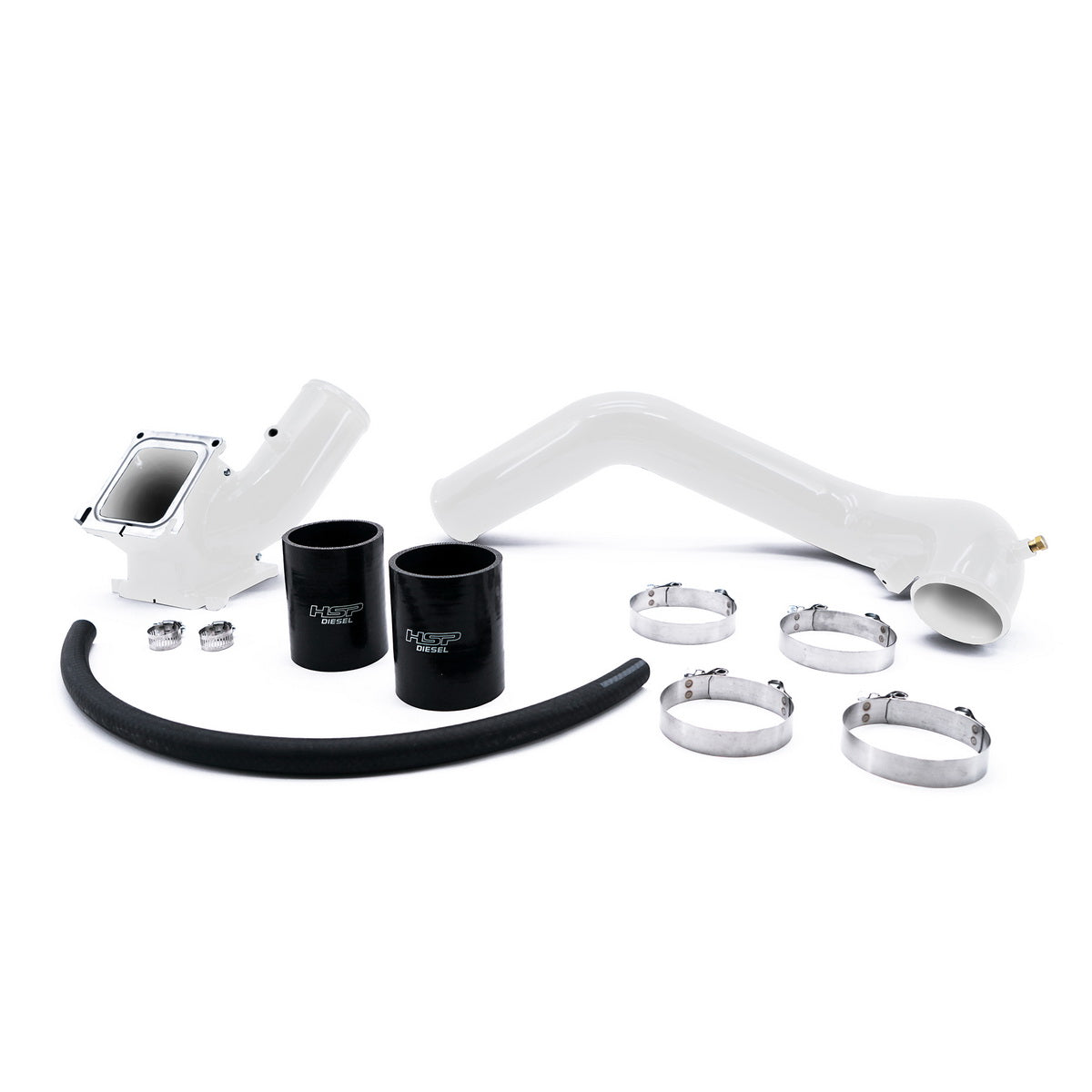 2006-2010 Chevrolet / GMC Max Flow Bridge and Cold Side Tube Behind Alt Polar White HSP Diesel