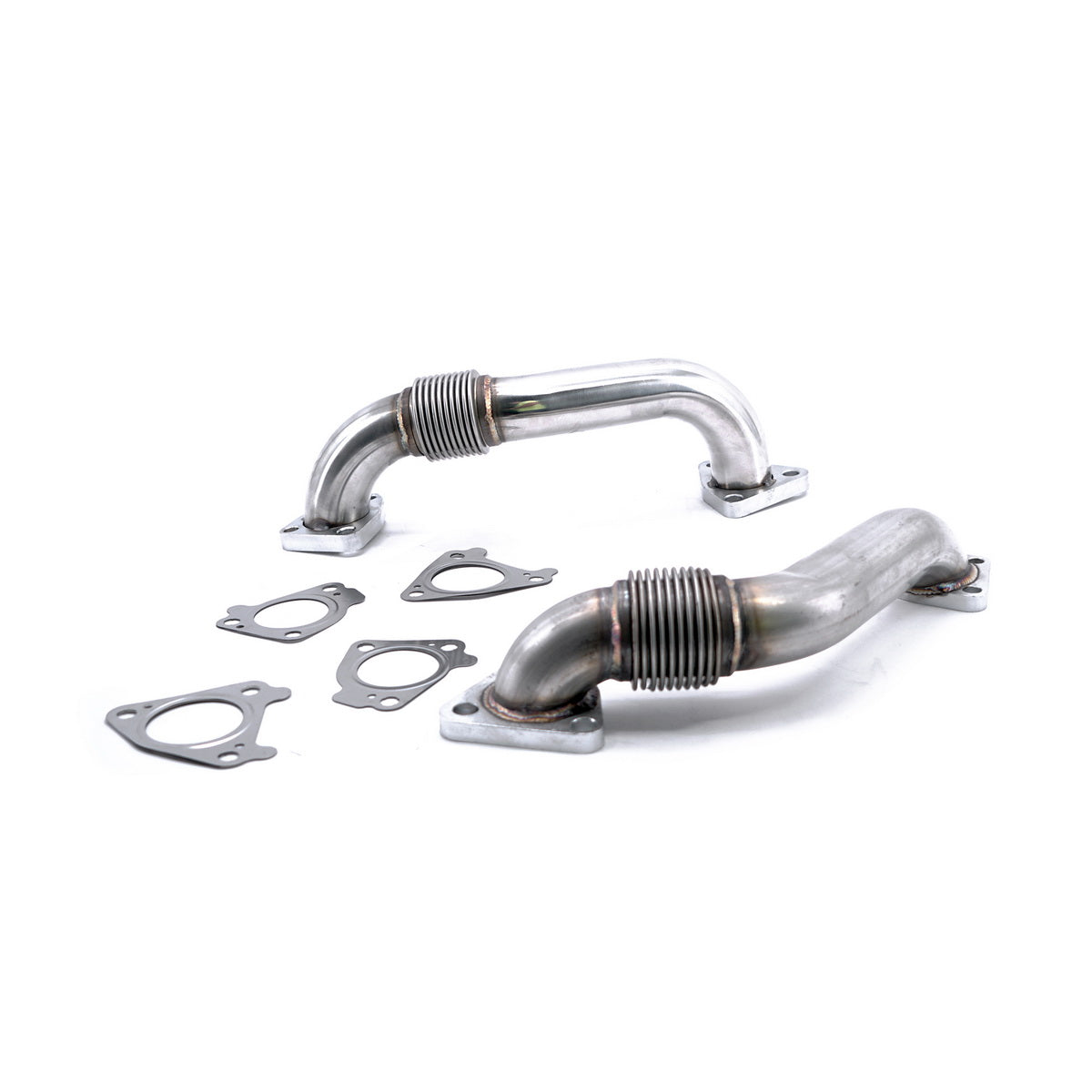 2001-2004 Chevrolet / GMC 2 inch Replacement Up-Pipes Raw - HSP Diesel