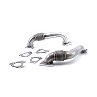 2001-2004 Chevrolet / GMC 2 inch Replacement Up-Pipes Raw HSP Diesel