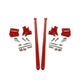 2001-2010 Chevrolet / GMC 70 inch Bolt On Traction Bars 3.5 inch Axle Diameter Flag Red - HSP Diesel