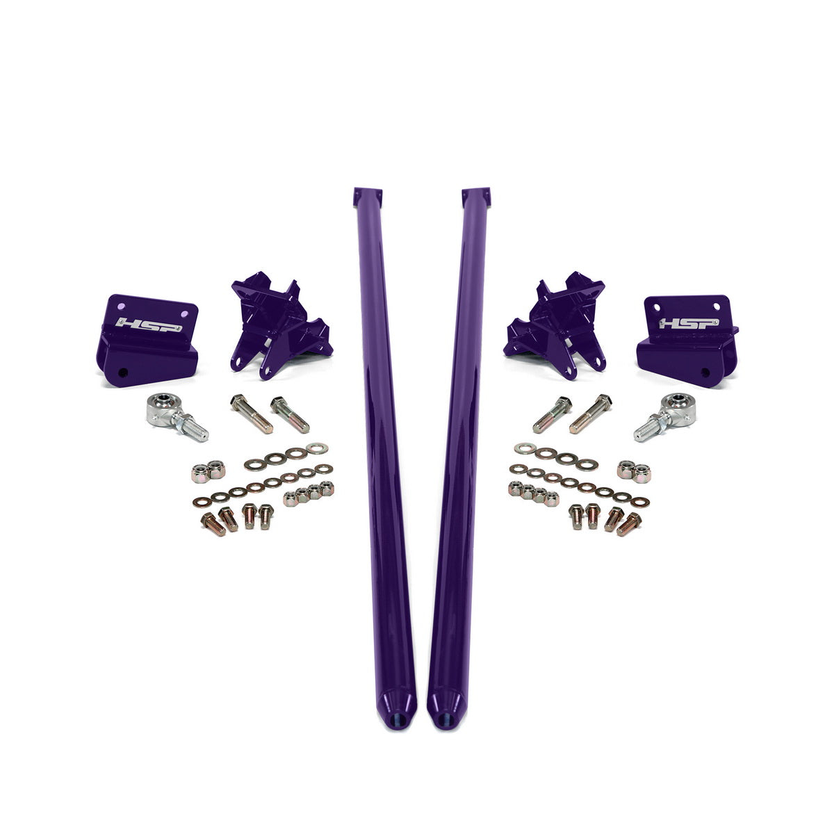 2001-2010 Chevrolet / GMC 75 inch Bolt On Traction Bars 3.5 inch Axle Diameter Illusion Purple - HSP Diesel