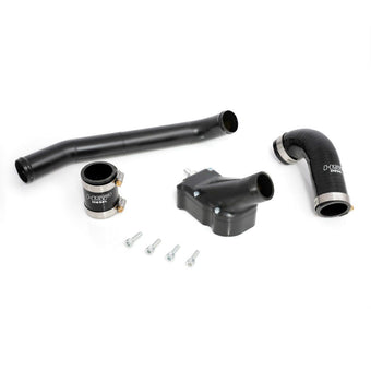 compare product Billet Thermostat Housing Kit W/Coolant Return for 01-05 Chevrolet/GMC Duramax LB7/LLY Silk Satin Black HSP Diesel