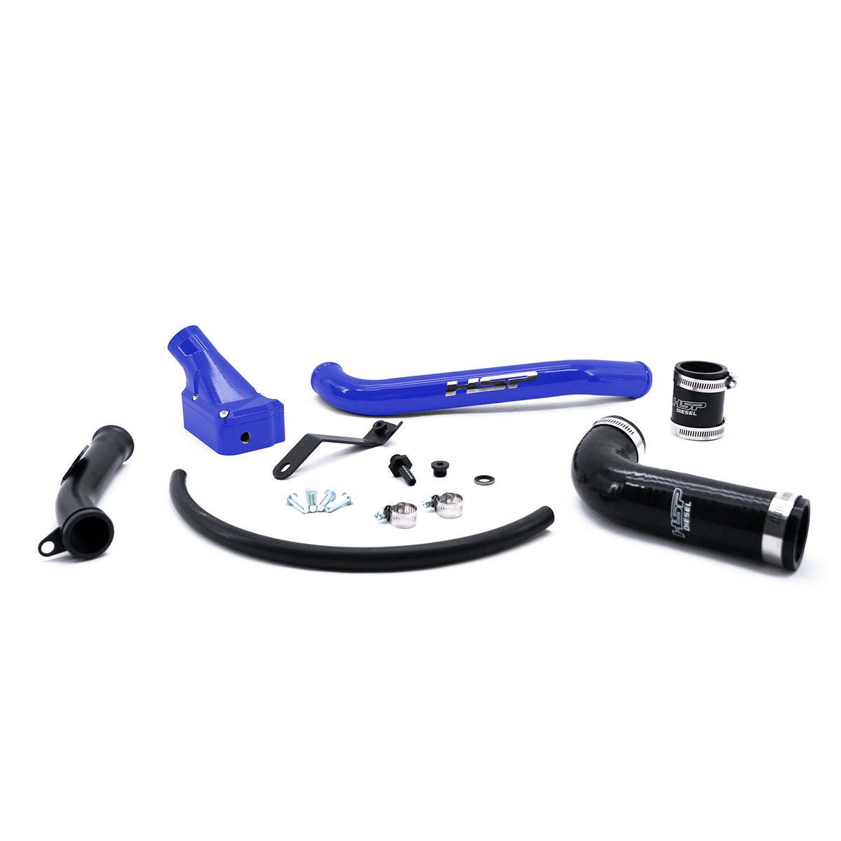 2006-2010 Chevrolet / GMC Billet Forward Facing Thermostat Housing Kit Illusion Blueberry HSP Diesel