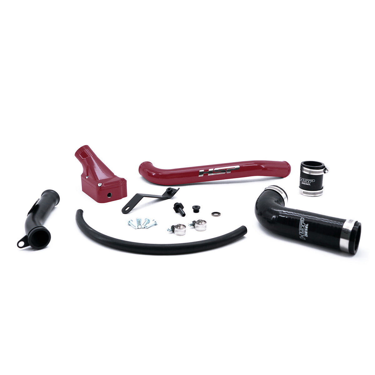 2006-2010 Chevrolet / GMC Billet Forward Facing Thermostat Housing Kit Illusion Cherry HSP Diesel