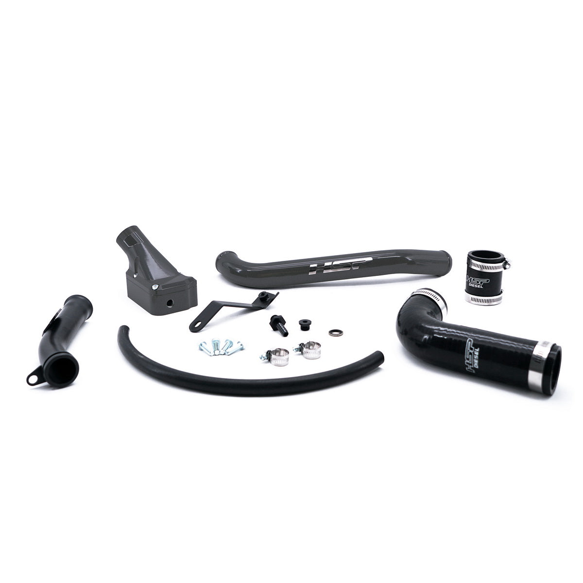 2006-2010 Chevrolet / GMC Billet Forward Facing Thermostat Housing Kit Kingsport Grey HSP Diesel