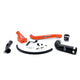 2006-2010 Chevrolet / GMC Billet Forward Facing Thermostat Housing Kit M&M Orange HSP Diesel