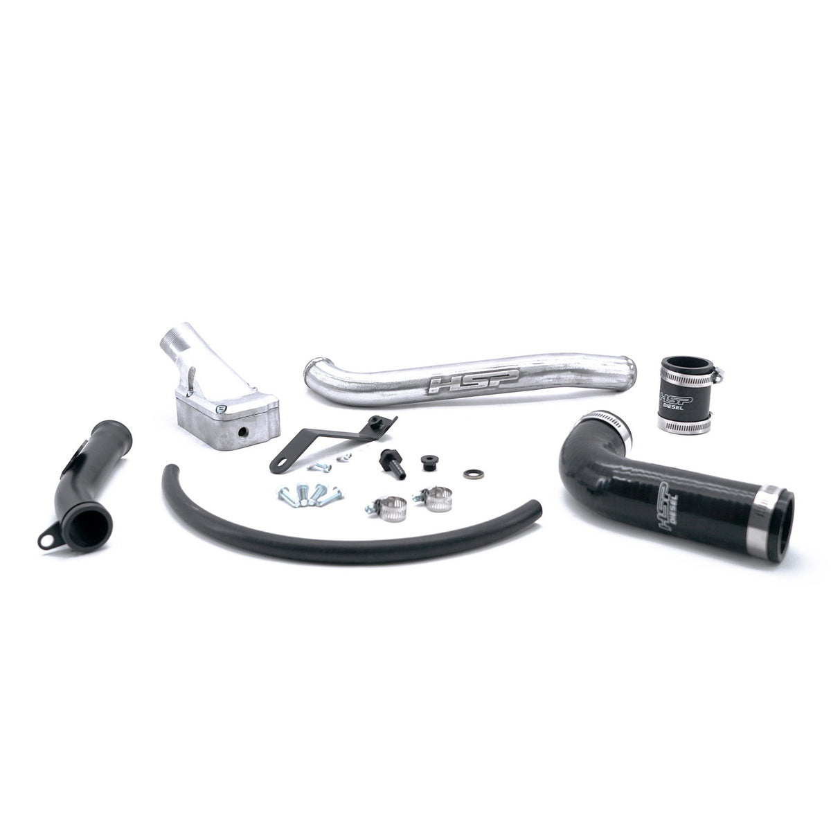 2006-2010 Chevrolet / GMC Billet Forward Facing Thermostat Housing Kit Raw HSP Diesel