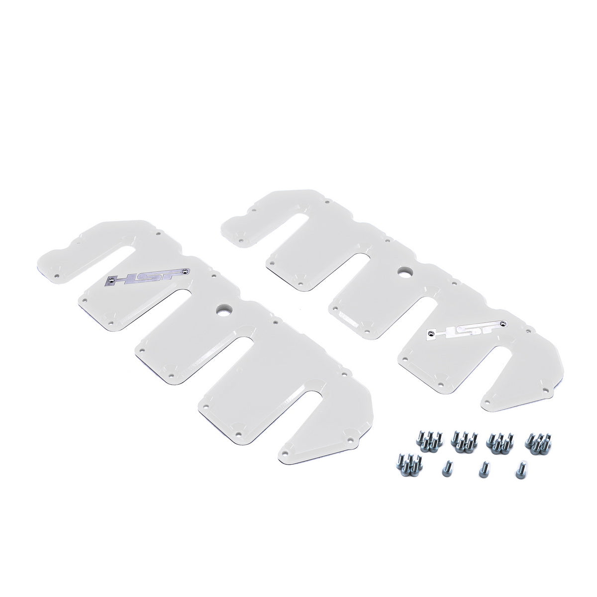 2004.5-2010 Chevrolet / GMC Billet Valve Covers Polar White HSP Diesel