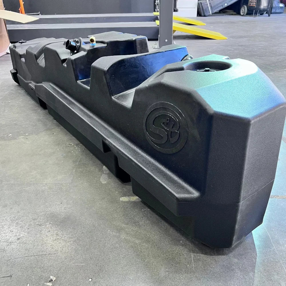 60 Gallon High-Capacity Fuel Tank for 1999-2010 Ford Powerstroke 7.3L, 6.0L, 6.4L Crew Cab & Ext Cab Long Bed S&B Filters